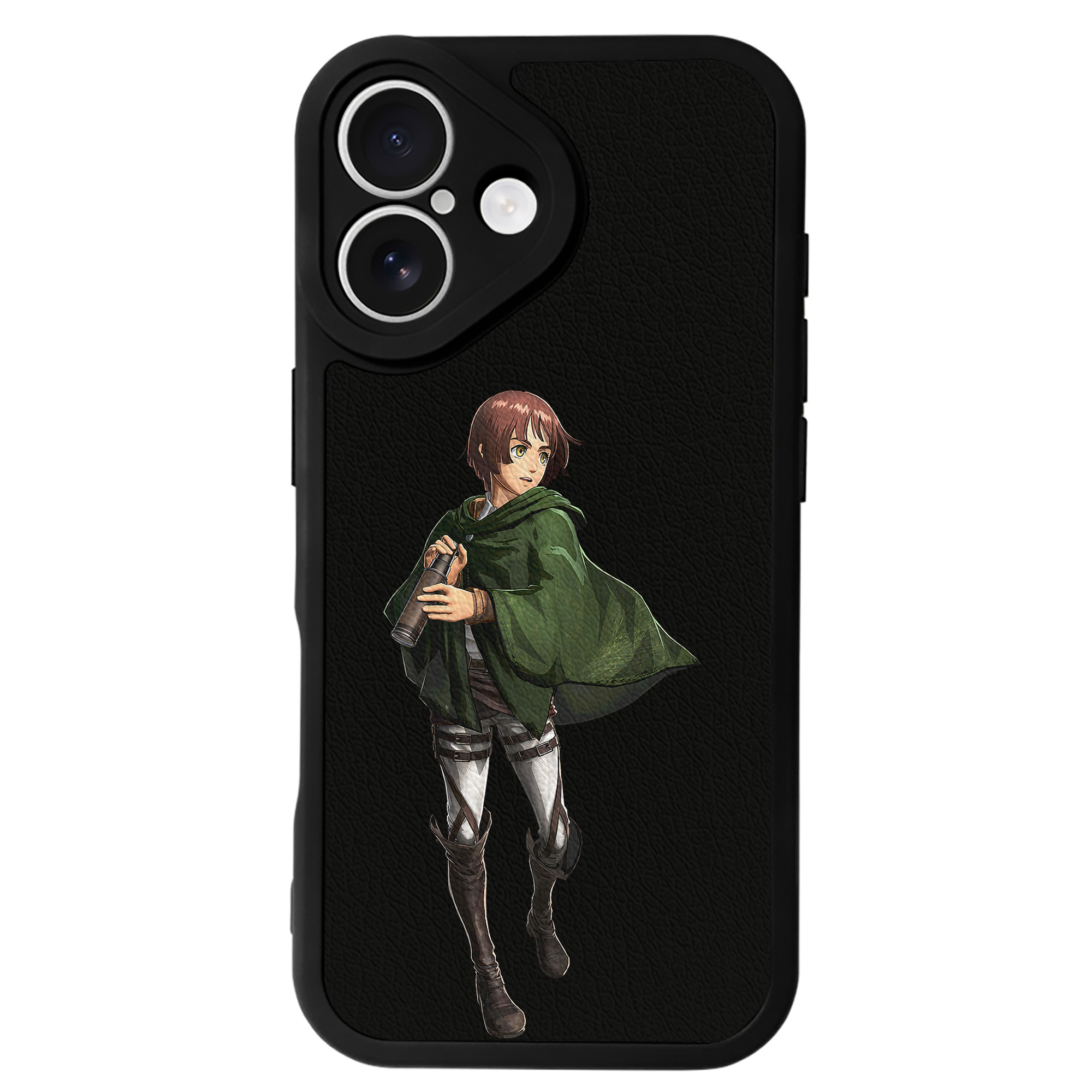 （画像用） 進撃の巨人 Attack on Titan 【iPhone 16シリーズ対応】シリコンスマホケース（レザー調） 材質：シリコン